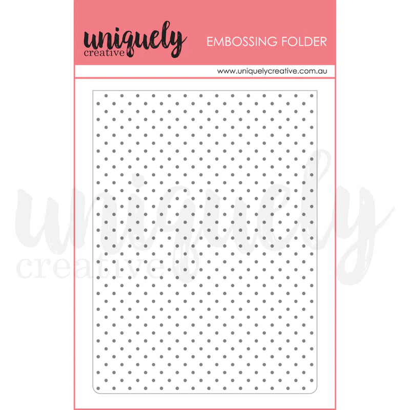 Uniquely Creative - Embossing Folder - Tiny Dots