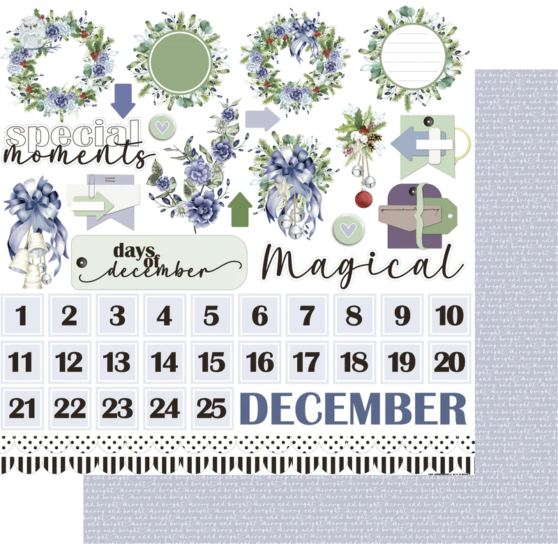 Uniquely Creative - Holiday Spirit Collection - Family & Friends Paper