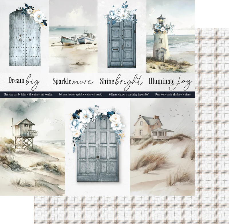 Uniquely Creative - Collection Shades of Whimsy - Whimsical Tides Paper