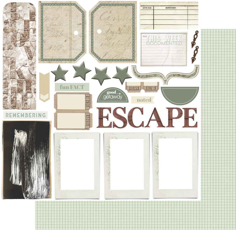 Uniquely Creative - Collection Industry Standard - ESCAPE Page on a Page