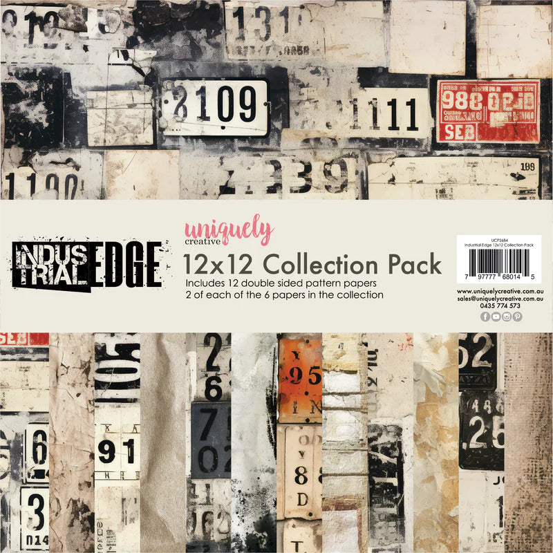 Uniquely Creative - 12x12 Collection Pack - Industrial Edge