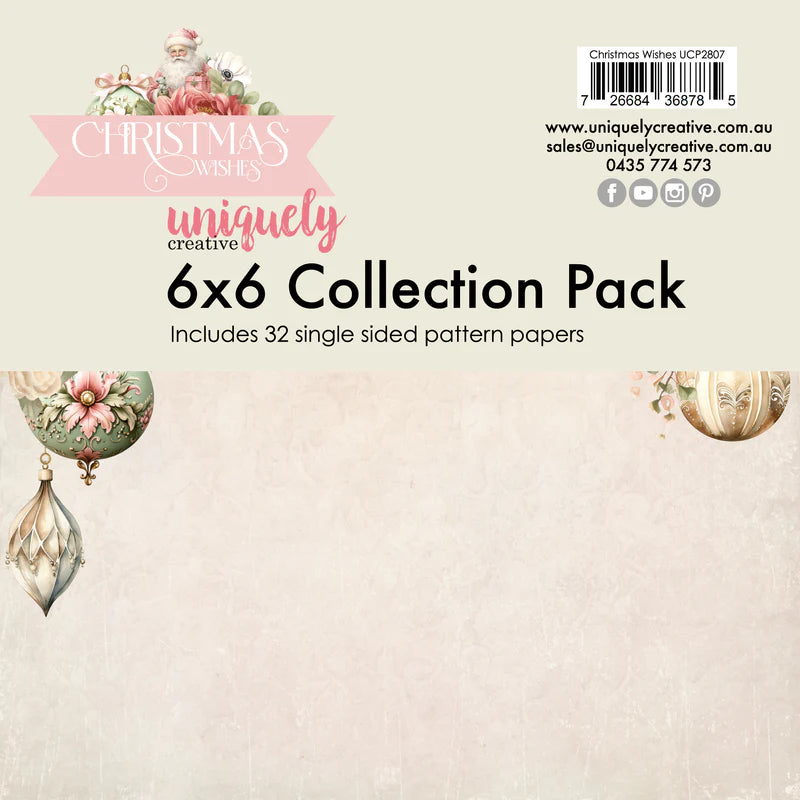 Uniquely Creative - 6x6 Collection Pack - Christmas Wishes