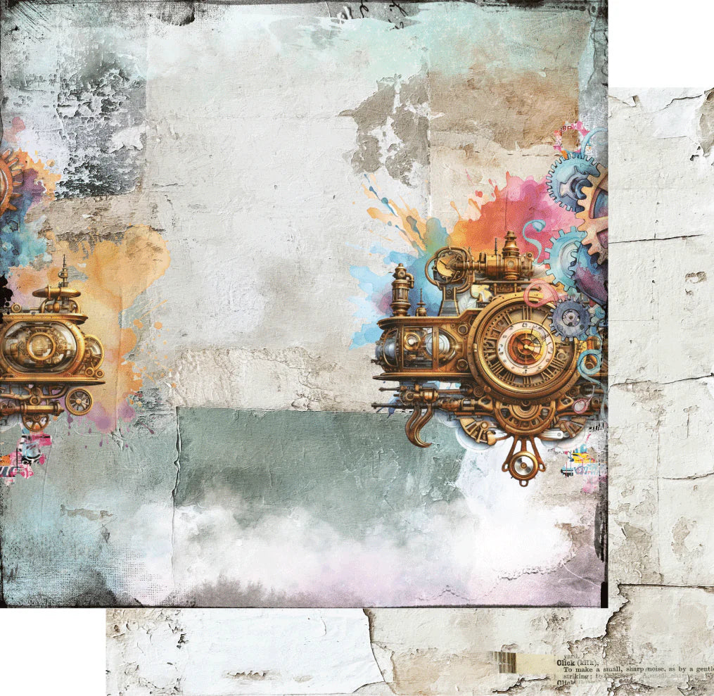 Uniquely Creative - Collection Steampunk Graffiti - Tinker Paper