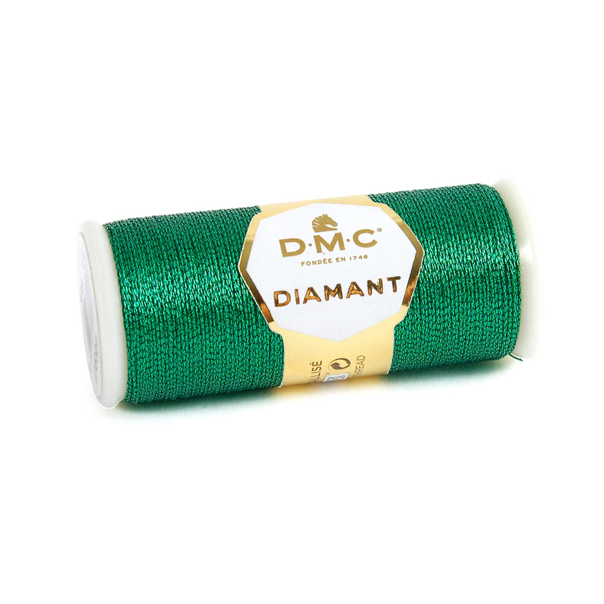 DMC Diamant Embroidery Thread 35m Spool - D699 Emerald