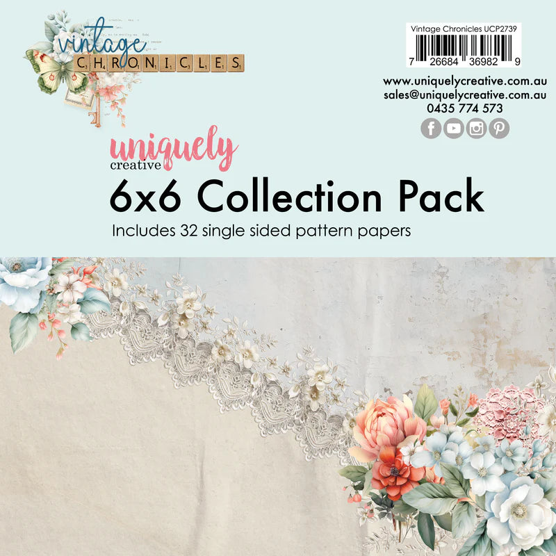 Uniquely Creative - 6x6 Collection Pack - Vintage Chronicles