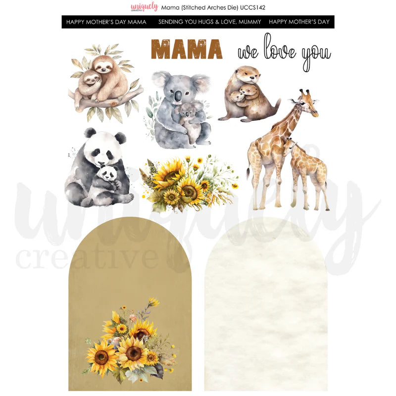 Uniquely Creative - Cut-A-Part Sheet - Mama