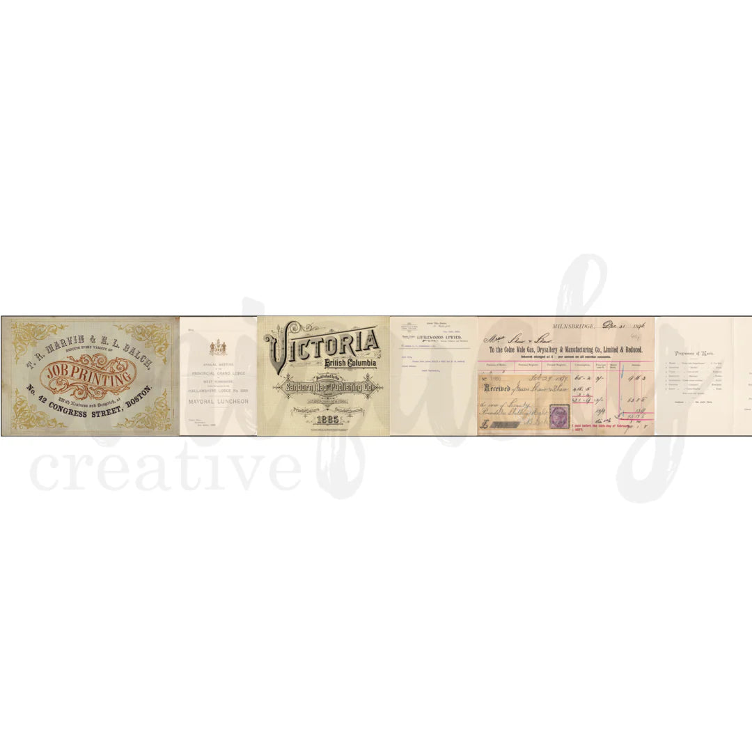 Uniquely Creative - Washi Tape - Vintage Willow & Sage