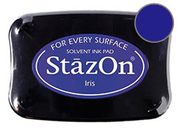 StazOn Solvent Ink Pad- Iris
