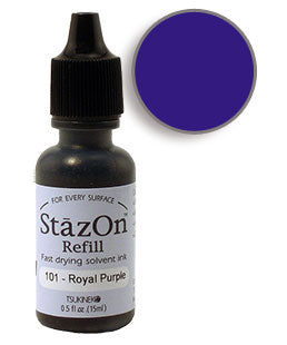 StazOn Solvent Ink - Refill - Royal Purple