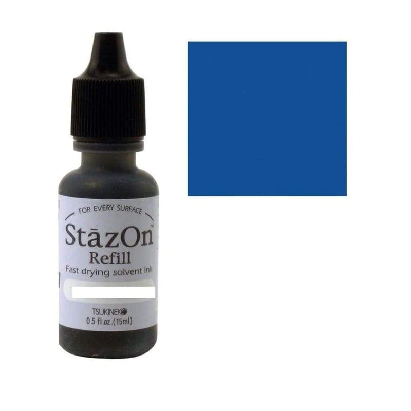 StazOn Solvent Ink - Refill- Ultramarine