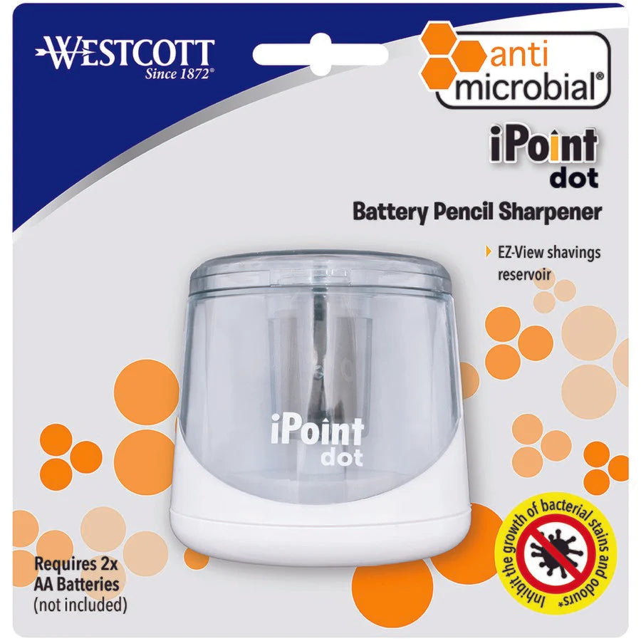Westcott Ipoint Dot Battery Sharpener