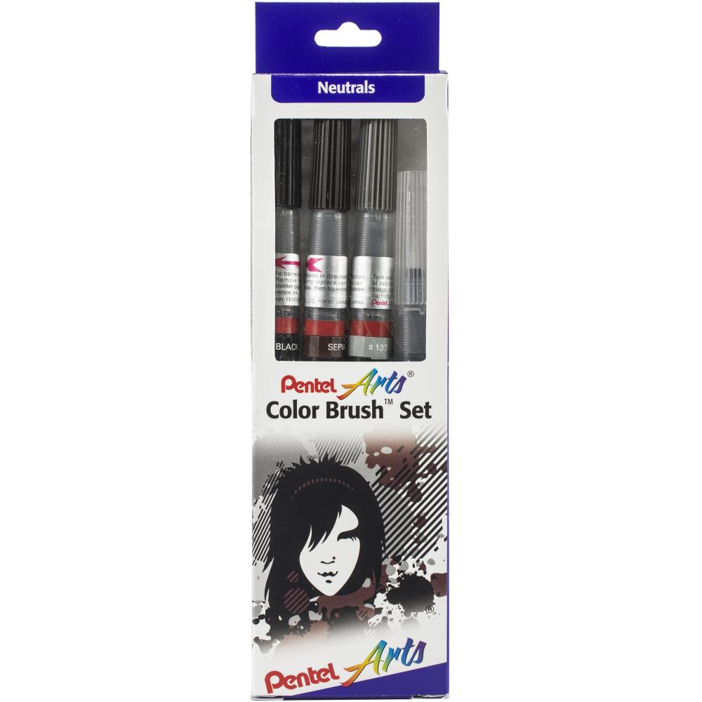 Pentel Arts Color Brush Set