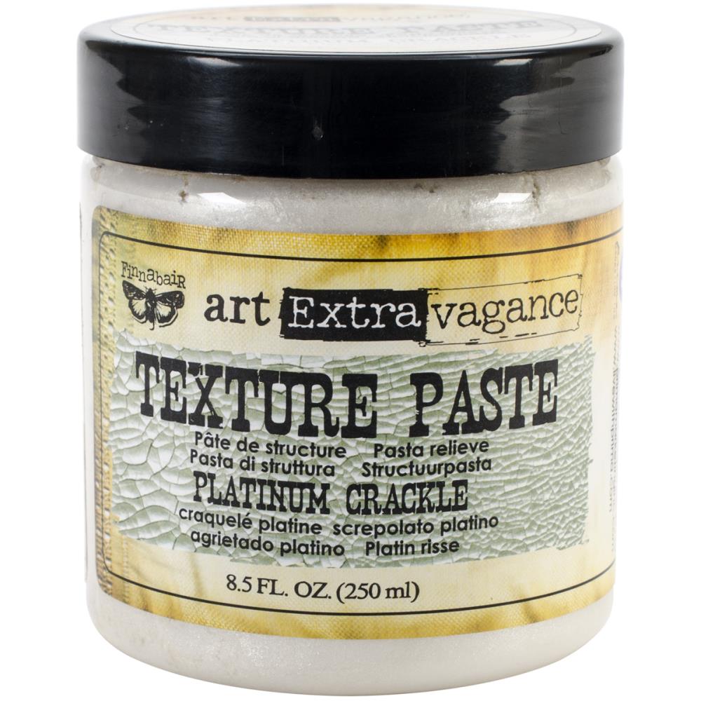 Finnabair Art Extravagance Texture Paste -  Platinum Crackle