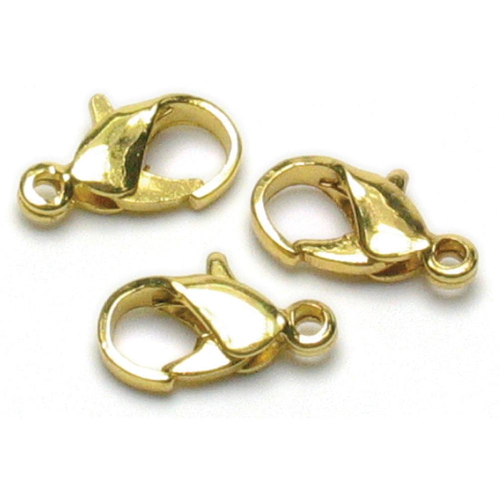 Jewelry Basics Metal Findings - Gold Lobster Claws