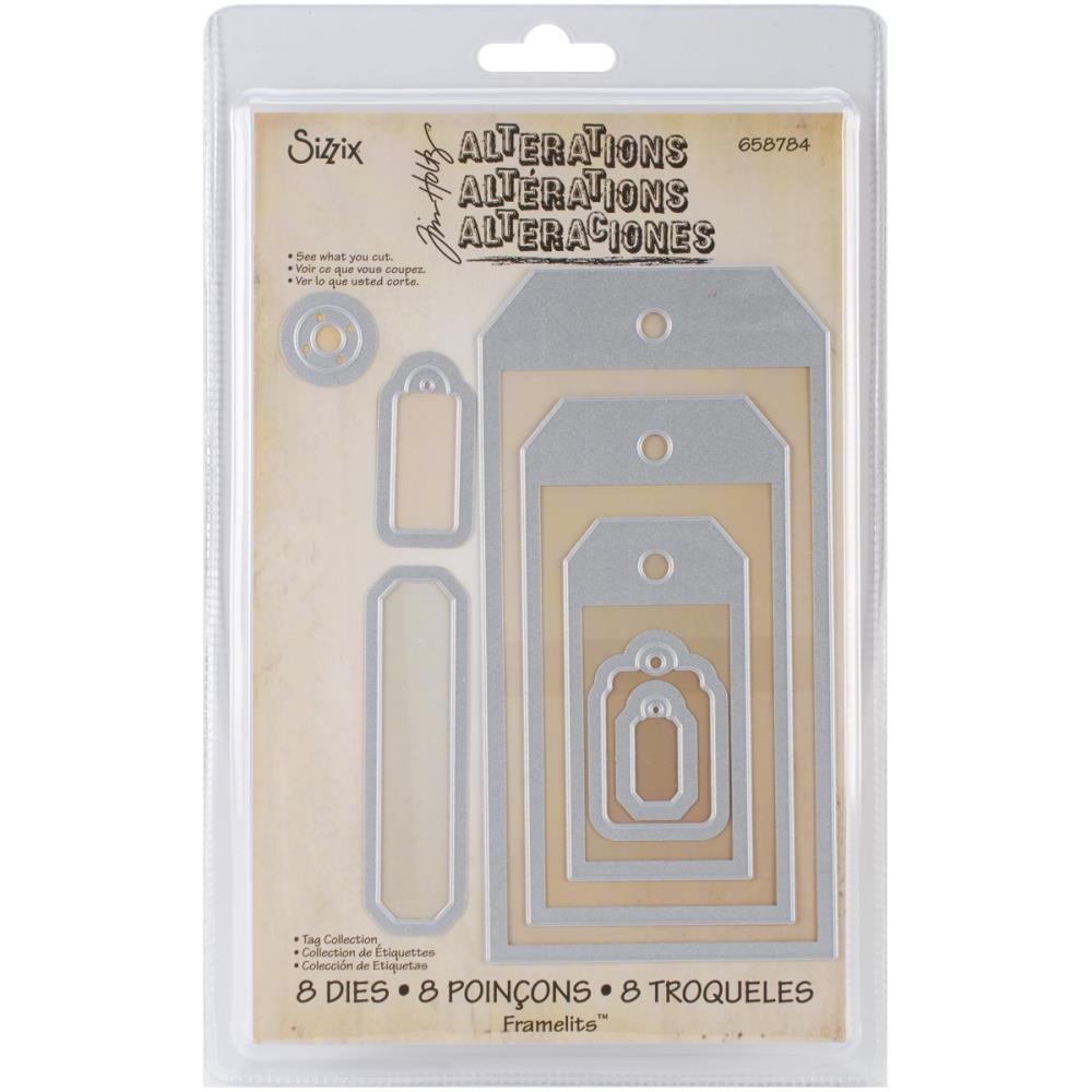 Sizzix Framelits Dies By Tim Holtz - Tag Collection