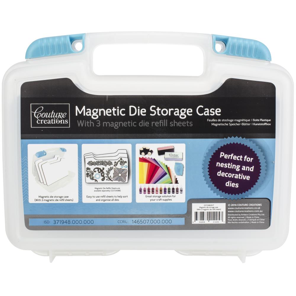 Magnetic Die Storage Case - Includes 3 Magnetic Sheets
