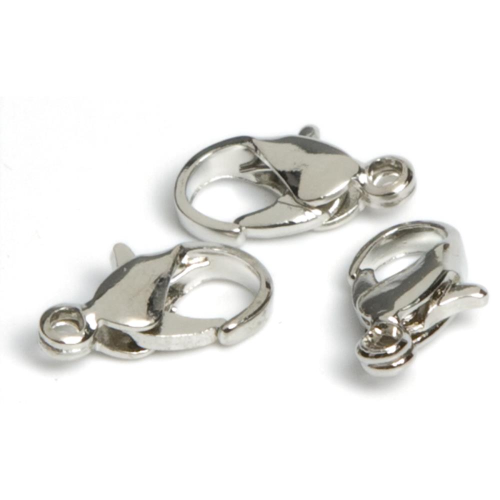 Jewelry Basics Metal Findings - Silver Lobster Claws