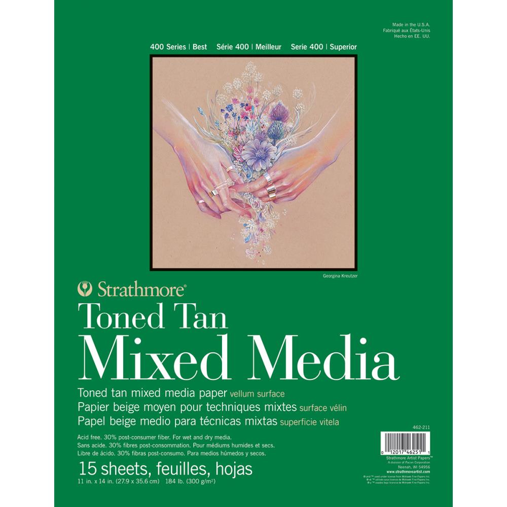 Strathmore Toned Mixed Media Paper - Toned Tan 11X14