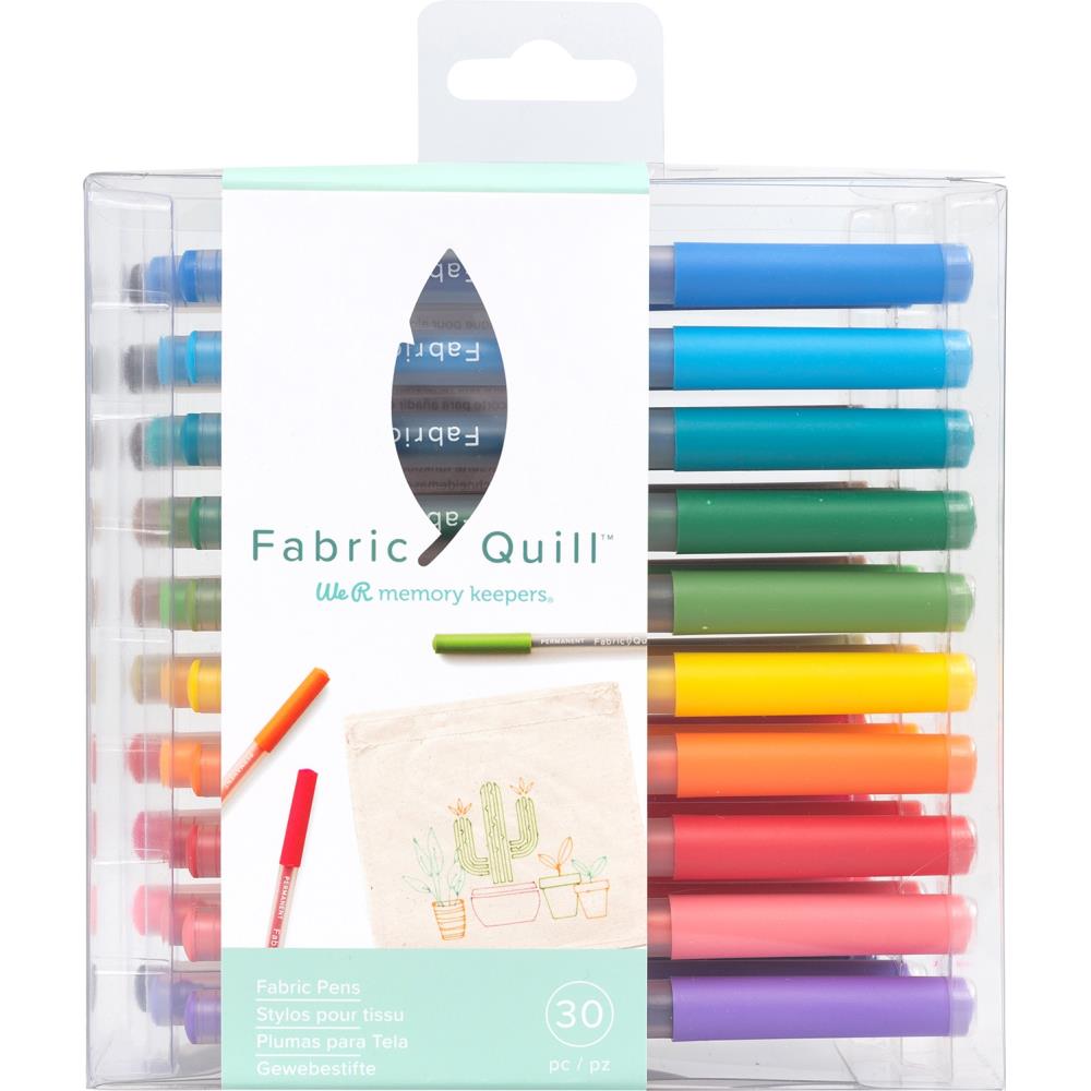 We R Memory Keepers Fabric Quill Permanent Pens - Assorted Colors