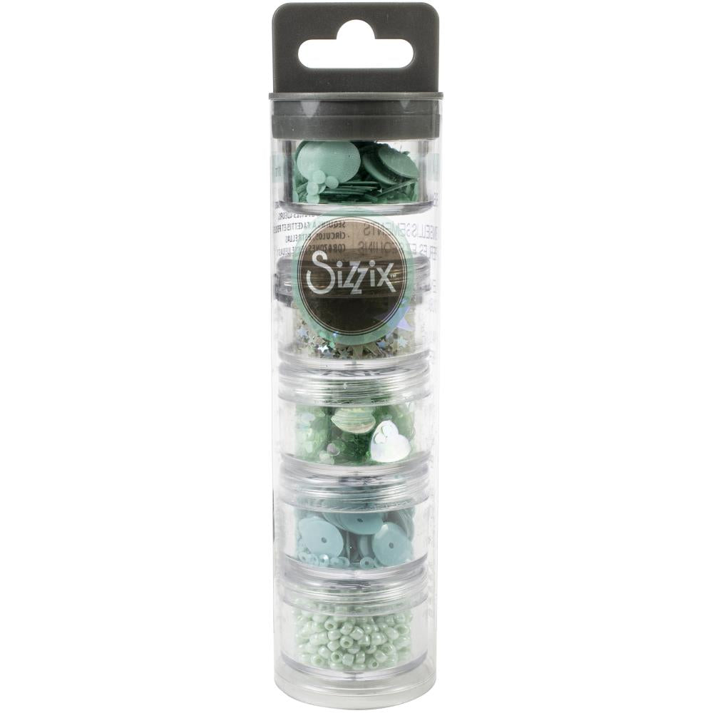 Sizzix Making Essential Sequins & Beads - Mint Julep