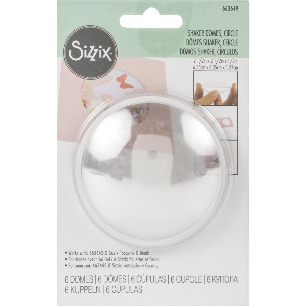 Sizzix Making Essentials Shaker Domes - Circle 2.5 inch