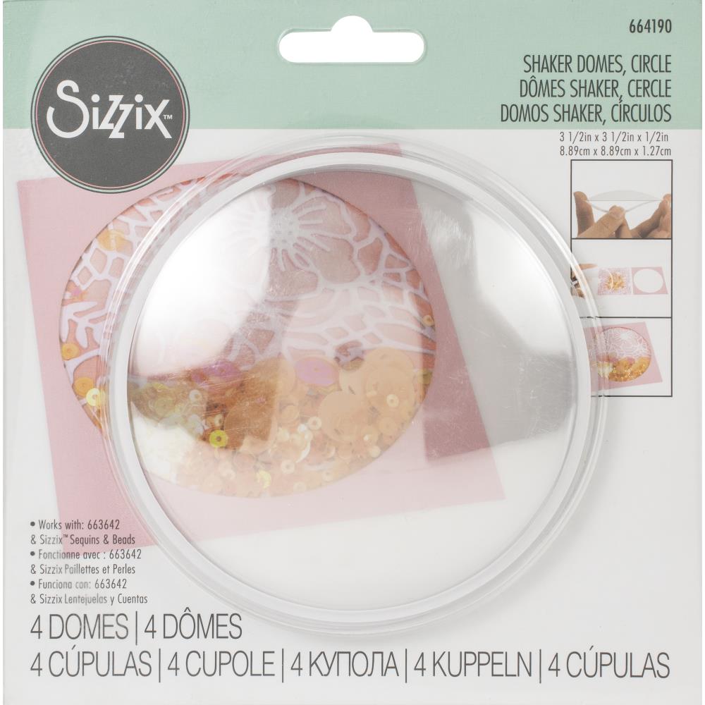 Sizzix Making Essentials Shaker Domes - Circle 3.5 inch