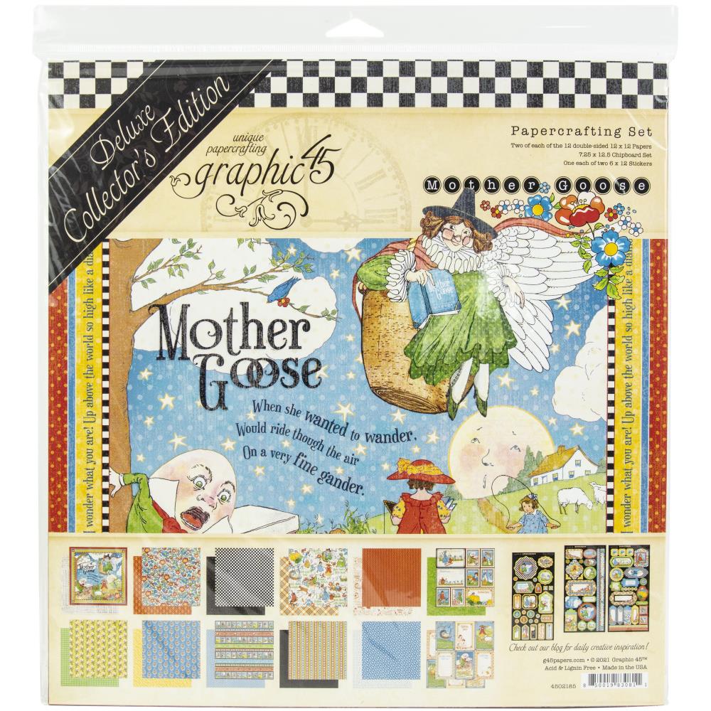 Graphic 45 - 12x12 Deluxe Collectors Edition - Mother Goose
