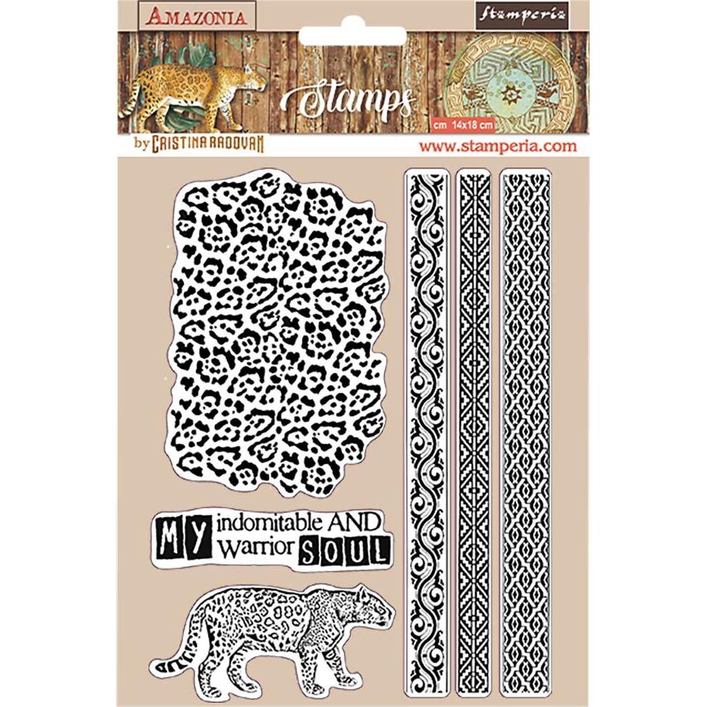Stamperia Cling Rubber Stamp - Tribals Amazonia