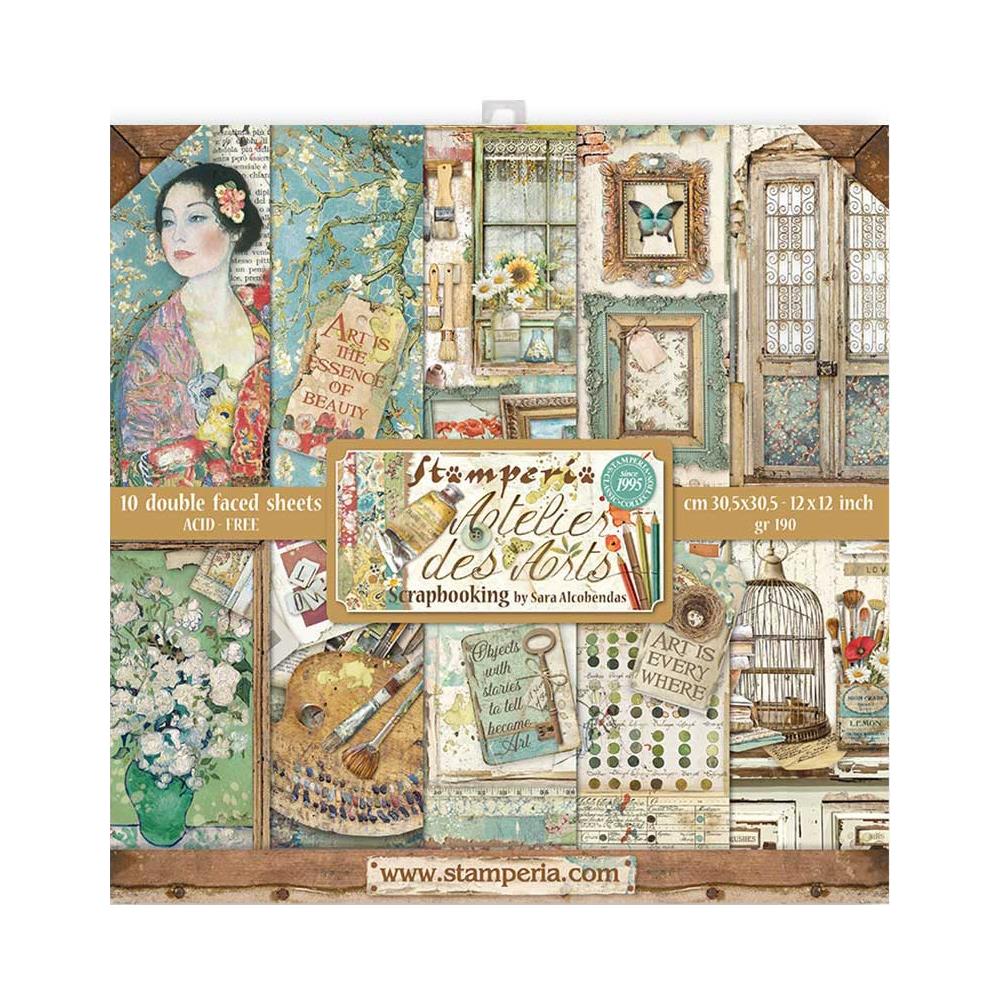 Stamperia Double-Sided Paper Pad - 12x12 - Atelier Des Arts