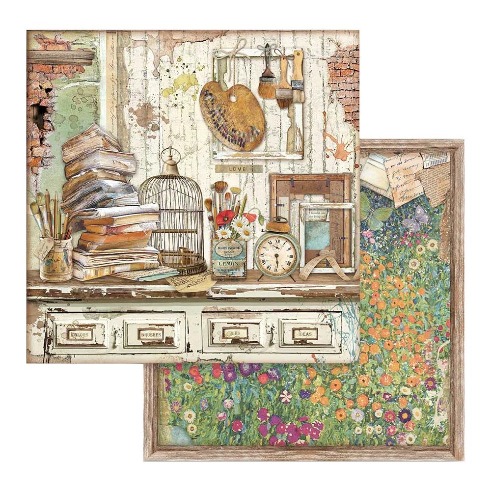 Stamperia Double-Sided Paper Pad - 8x8 - Atelier Des Arts4