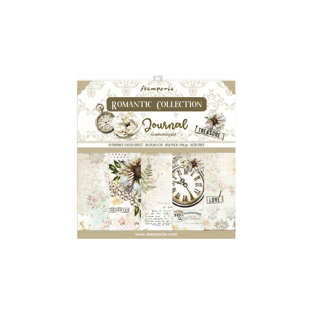 Stamperia Double-Sided Paper Pad - 8x8 - Journal Romantic