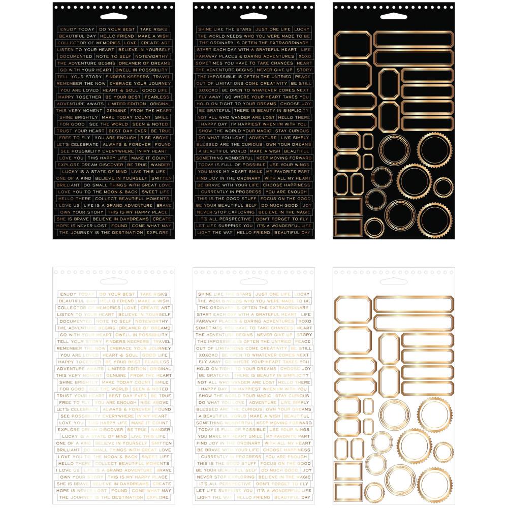 Idea-Ology Spiral Bound Sticker Book - Metallic.