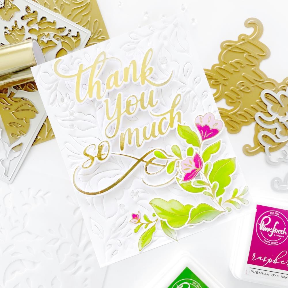 Pinkfresh Studio Hot Foil Plate - Thank You So Much.....