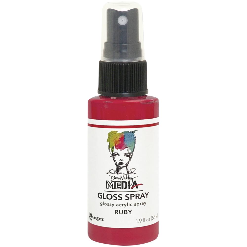 Dina Wakley Media Gloss Sprays - Ruby