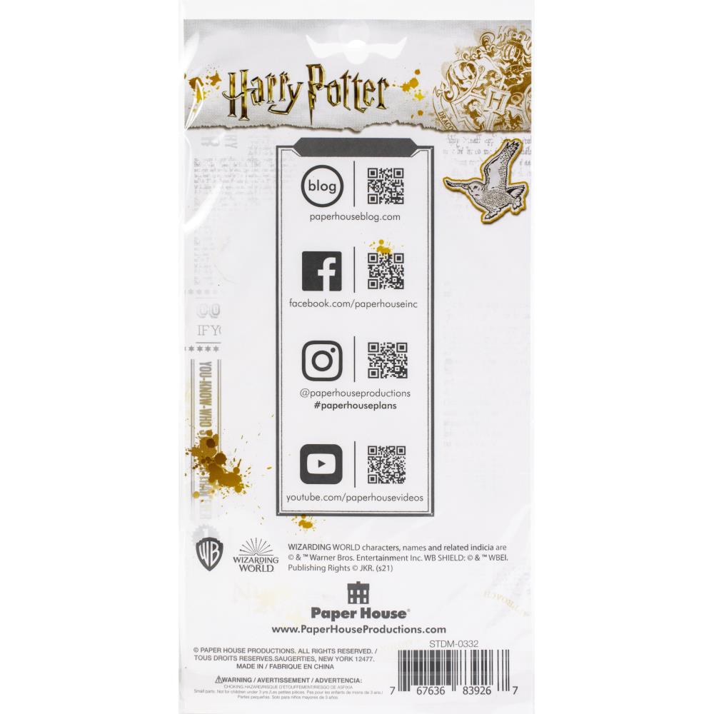 Paper House 3D Stickers - Harry Potter Watercolors