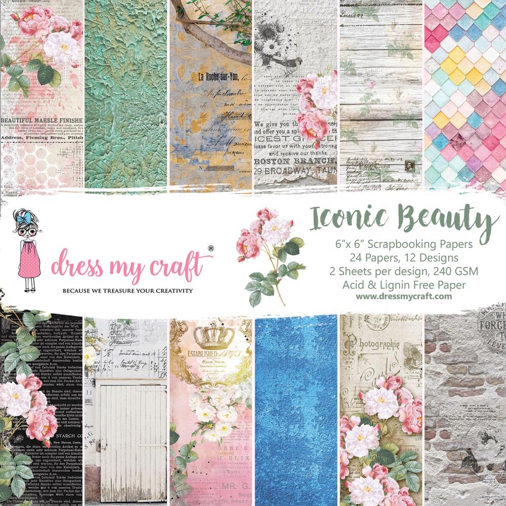 Dress My Craft Collection Pack 6x6 - Iconic Beauty