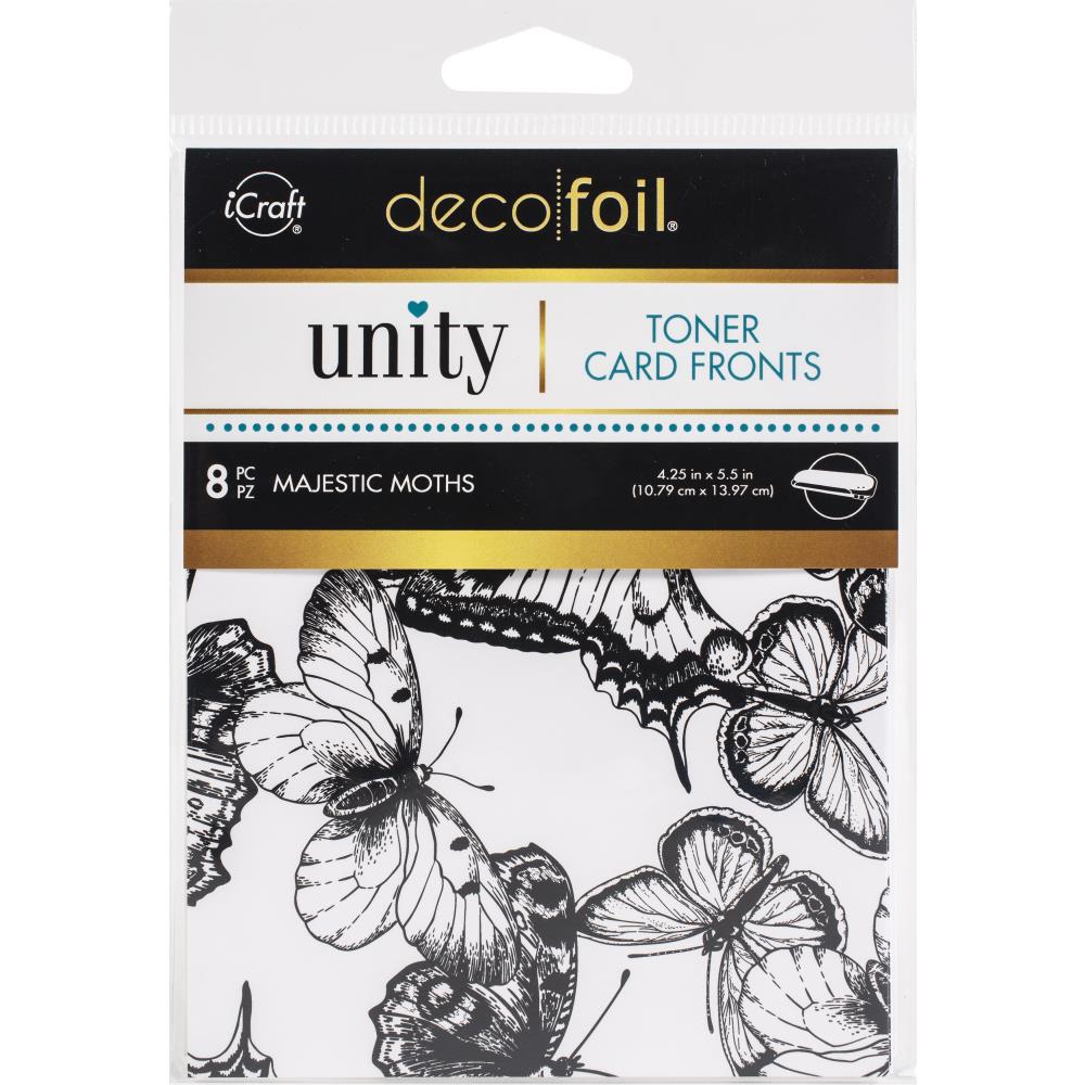 Deco Foil Toner Card Fronts By Unity - Majestic Moths