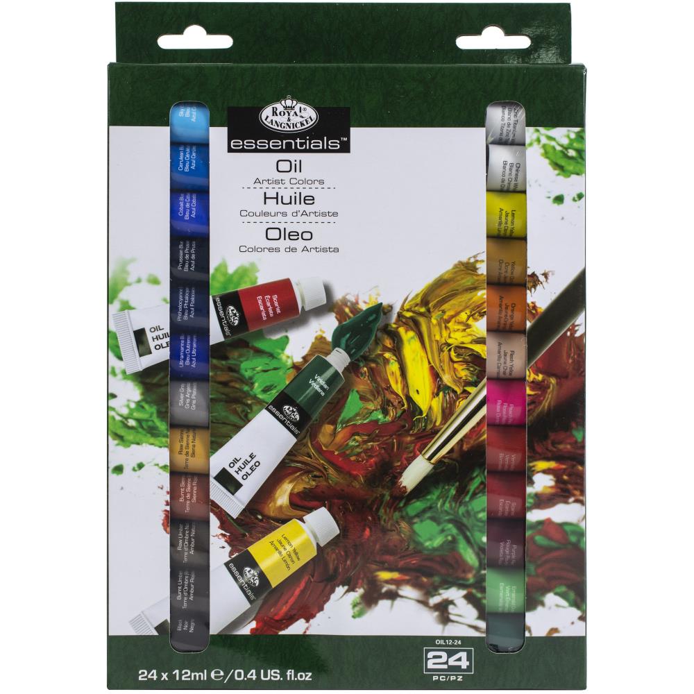 Royal & Langnickel Essentials Oil Paint 24pc Set