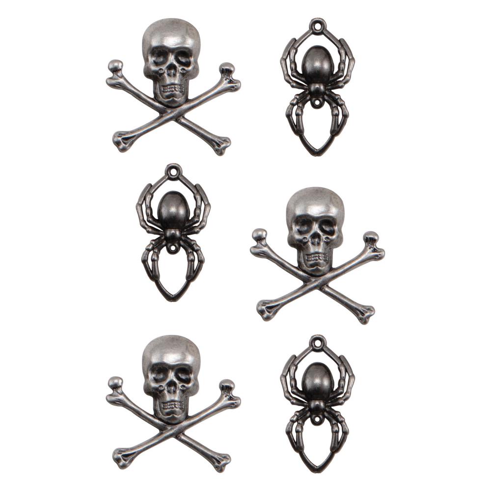 Idea-Ology Metal Adornment - Skulls & Spiders