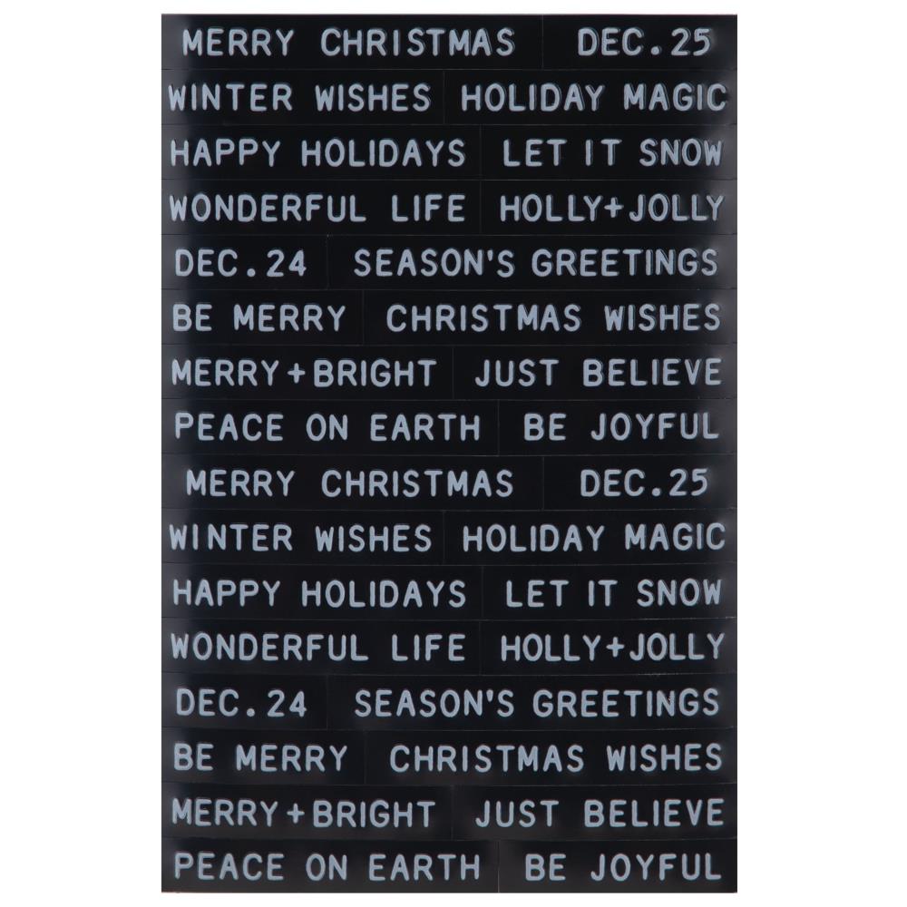 Idea-Ology Sentiments Label Stickers - Christmas