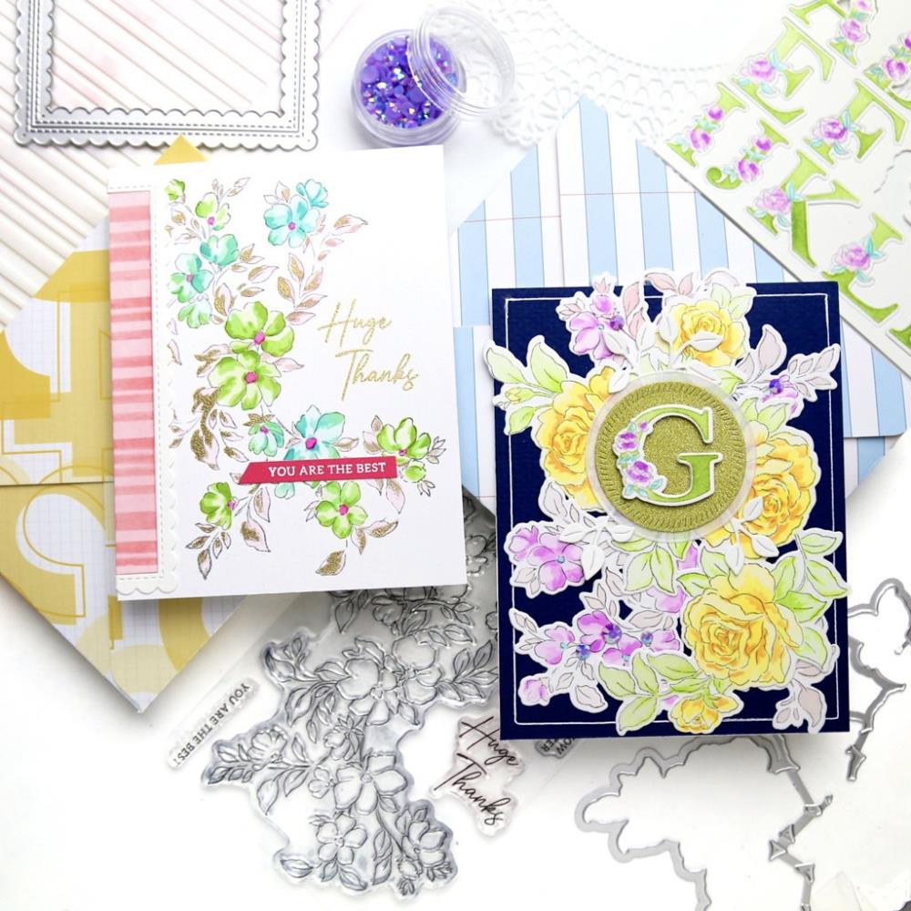 Pinkfresh Studio Clear Stamp Set - Blooming Branch