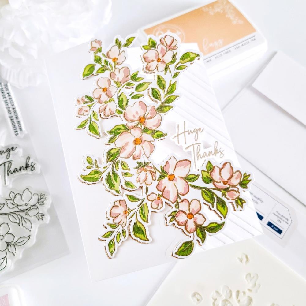 Pinkfresh Studio Clear Stamp Set - Blooming Branch