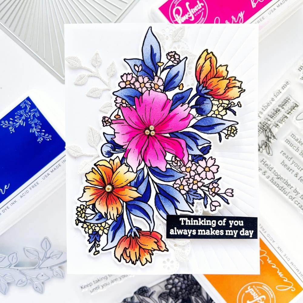 Pinkfresh Studio Clear Stamp Set - Cosmos Bunch