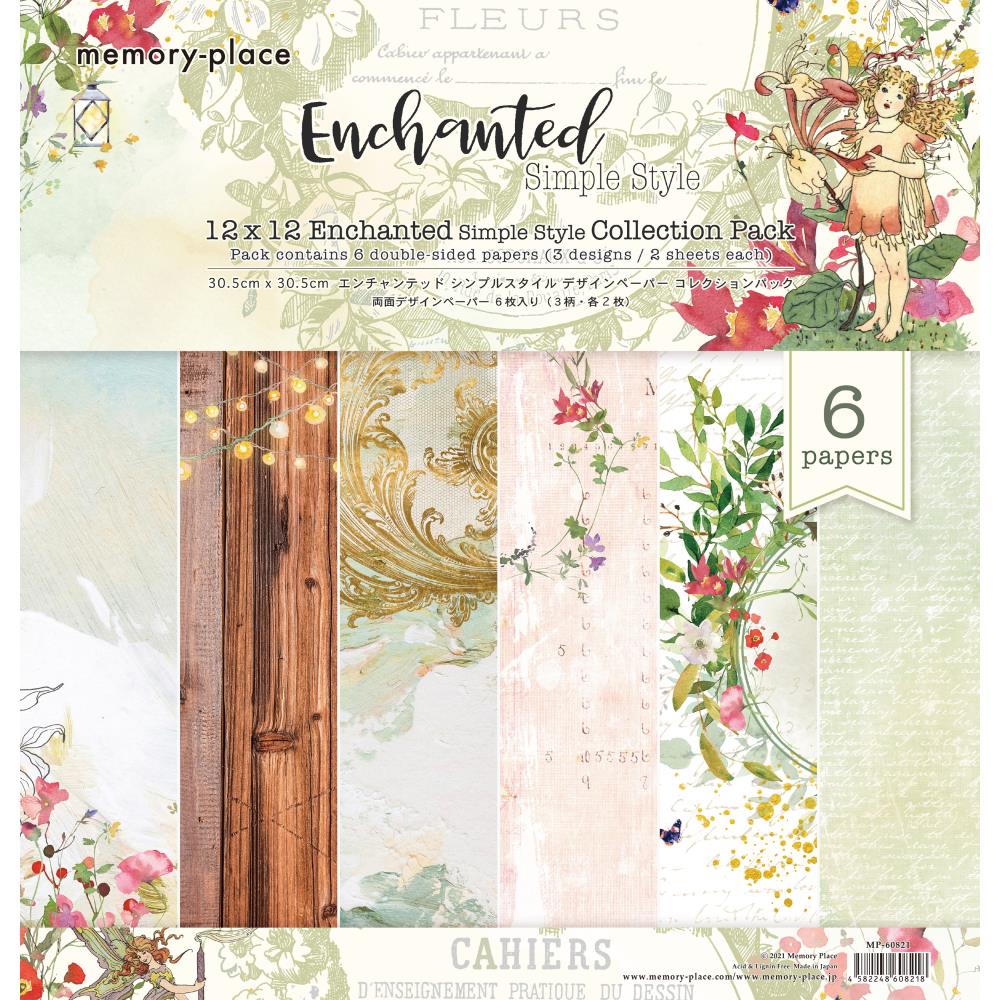 Memory Place Double-Sided Paper Pack 12X12 - Simple Style Enchanted