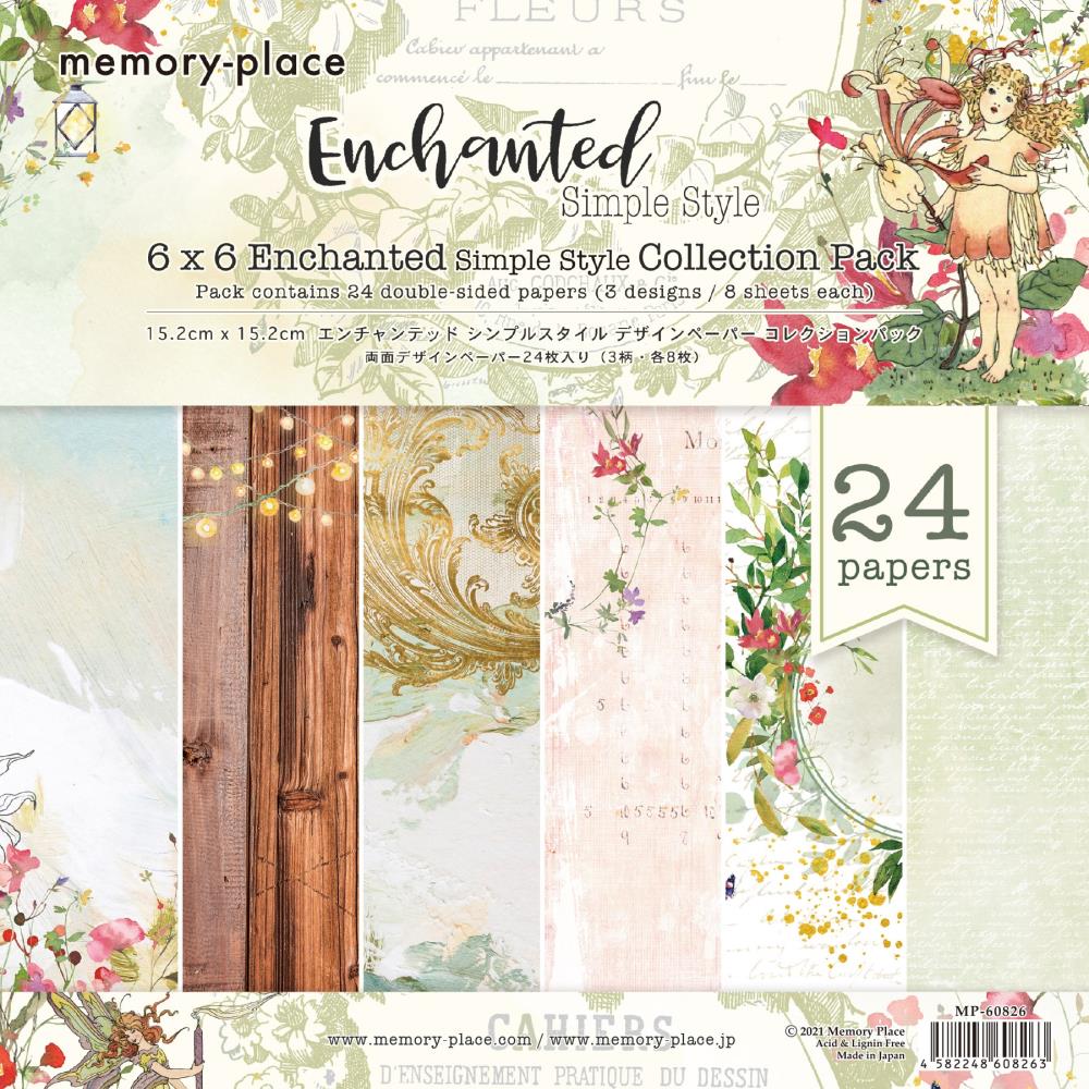 Memory Place Double-Sided Paper Pack 6X6 - Simple Style Enchanted