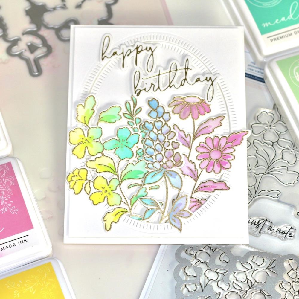 Pinkfresh Studio Clear Stamp Set - Beautiful Blooms