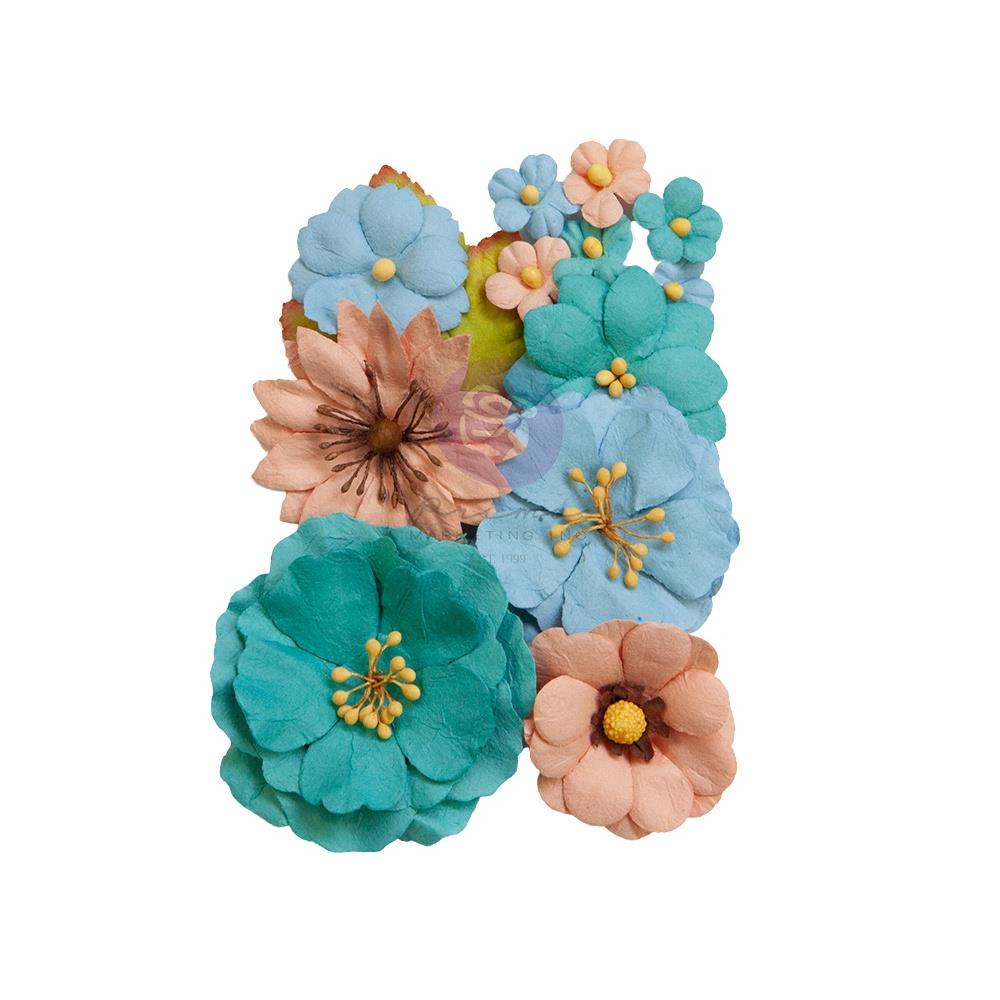 Prima Marketing Mulberry Paper Flowers - Serene Beauty Painted Floral