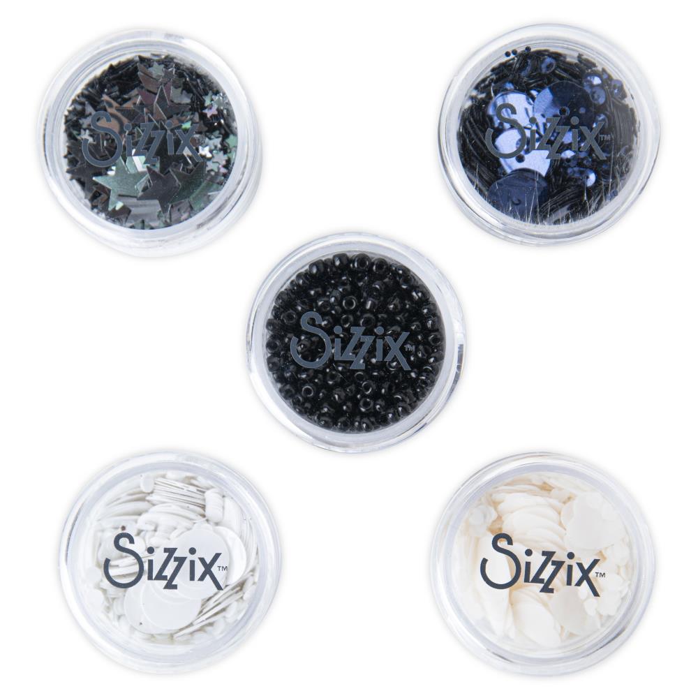 Sizzix Making Essential Sequins & Beads - Neutrals