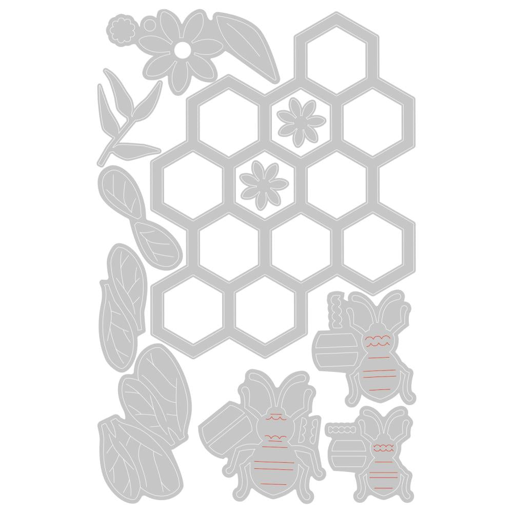 Sizzix Thinlits Die By Olivia Rose - Bee Hive