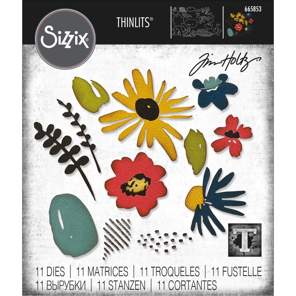 Sizzix Thinlits Dies By Tim Holtz - Modern Floristry